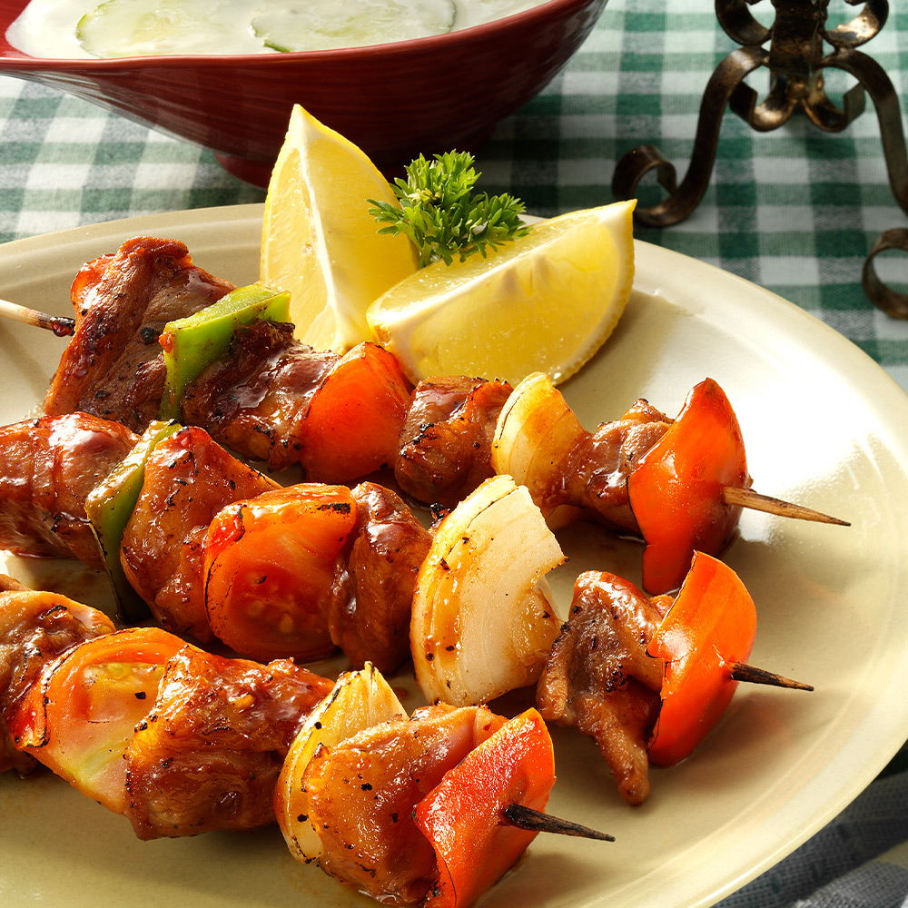 Spicy Pork and Chicken Kebab
