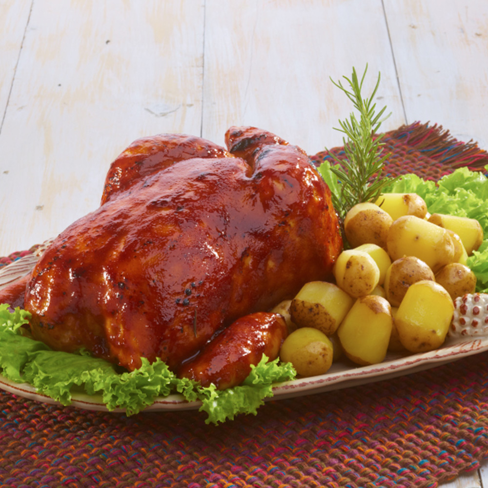 Garlic Stuffed Roast Chicken