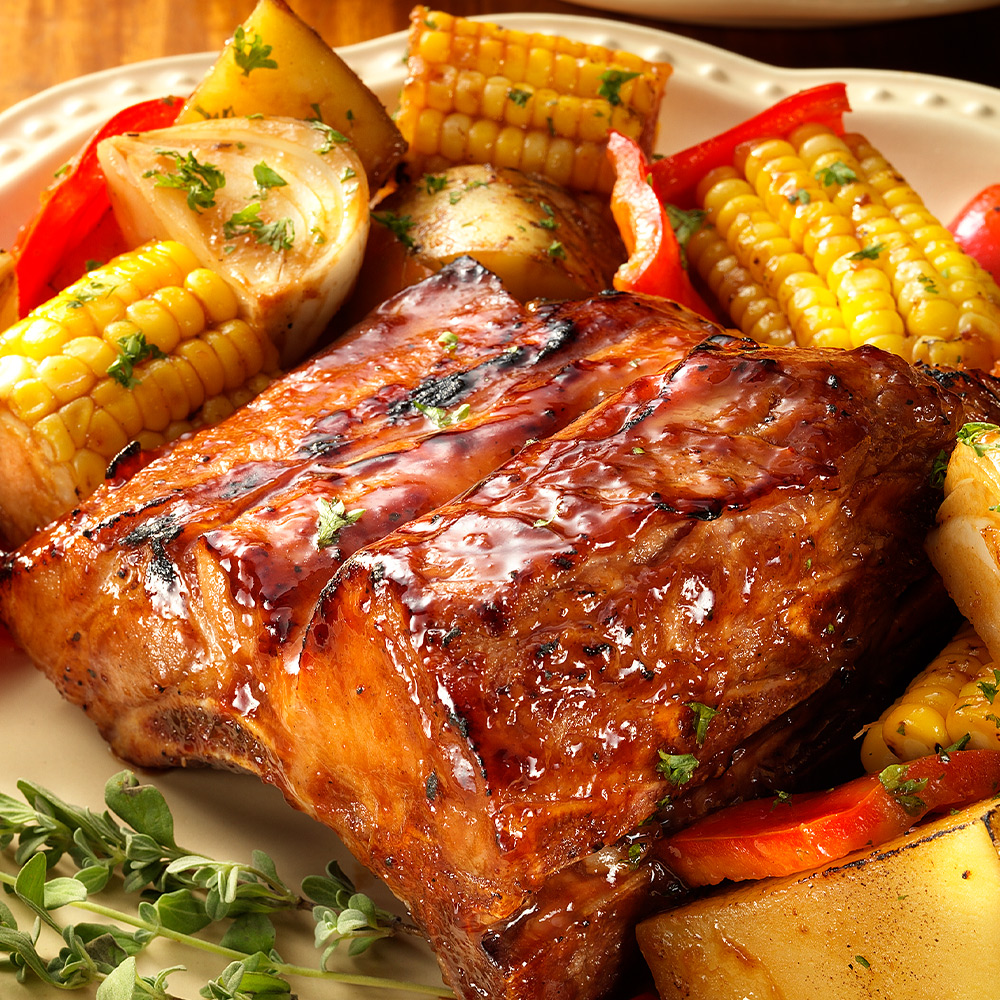 Baked Pork and Vegetable Barbecue